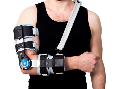 Post Operative Elbow Brace With Sling Right