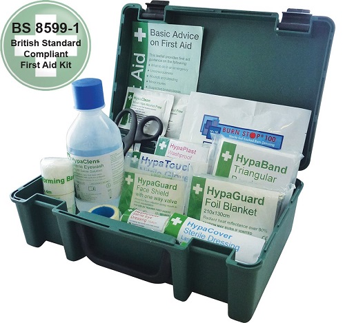 Deluxe Workplace First Aid Kit With Shatterproof ABS Case