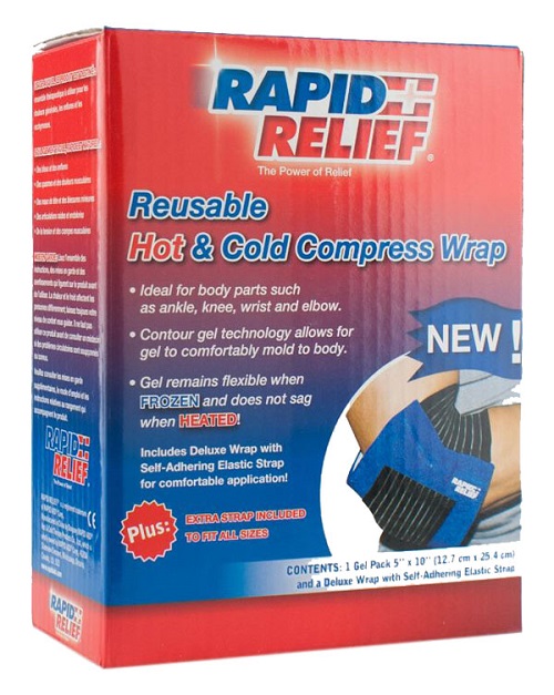Rapid Relief Reusable Hot- Cold Compress Wrap Rapid Relief Reusable Hot- Cold Compress Wrap